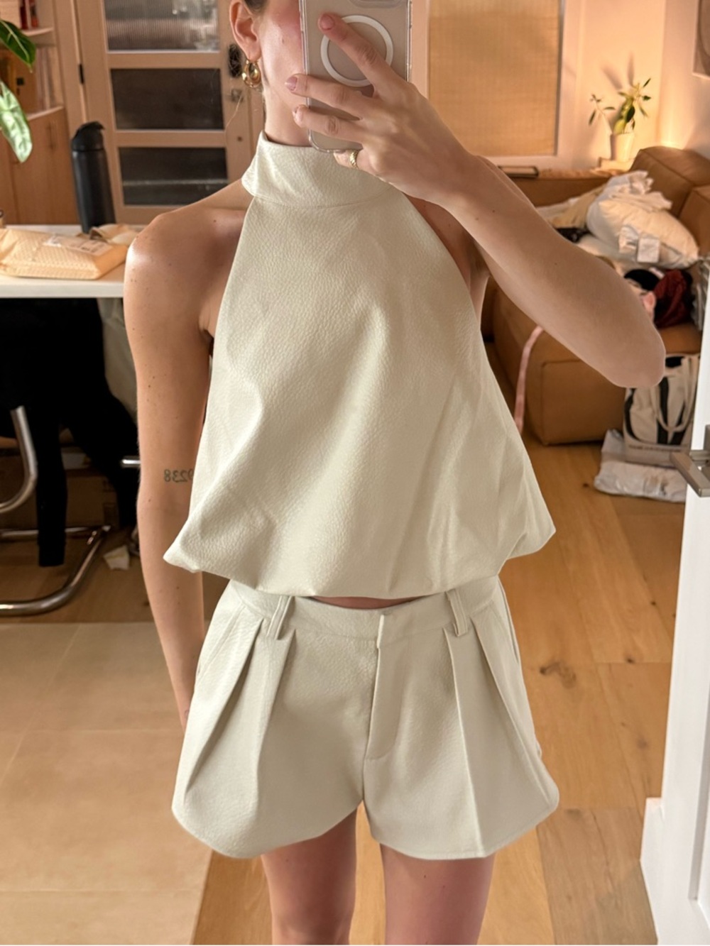 NWNWT Akira Ubae Leather Matching Set!